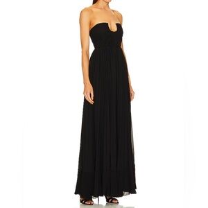 Michael Costello, Revolve Azura Maxi Dress in Black, Size XL, evening gown